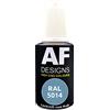 Alex Flittner Designs Pennarello RAL 5014 GRIGIO-AZZURRO lucido 20ml Penna Riparatrice Acrilico Vernice per Ritocchi Vernice di Riparazione per Legno Metallo Mobili Bagno