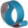 Klingspor Nastro abrasivo Klingspor CS411X ossido di zirconio - 50 x 2000 mm - granulometria P80 - 5 pezzi - per metallo acciaio inossidabile INOX, legno duro - base tessuto altamente resistente allo strappo