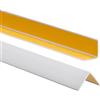 ProfiPVC Profilo Angolare PVC 30x30 mm - Listello di protezione in plastica flessibile - Striscia autoadesiva - Riparo dei profili angolari e bordi, facile da installare - 200cm, Grigio Chiaro