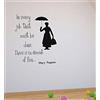 WYFCL Mary Poppins Wall Stickers Decorazione Della Casa Decalcomanie Da Muro Di Arte Soggiorno Camera Da Letto Decorazione Murale Adesivi Rimovibili In Vinile 80 * 50 Cm
