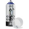 HQS High Quality Spray HQS RAL MASTER Bomboletta di Vernice Spray 400ml Nitro Colori Ral (1, Ral 5002 Blu Oltremare Lucido)