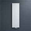 Mai & Mai Radiatore Verticale da Bagno 180x54cm, Radiatore Scaldasalviette Termoarredo Scalda Portasciugamani da Parete e Pavimento in Acciaio, Bianco