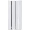 Fondital V693AM04404 Radiatore in alluminio pressofuso Blitz Super B4, 600 mm, 4 elementi, bianco