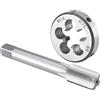 Burkit M14 X 0,75 Maschio e Die Set mano destra, M14 x 0,75 Filettatura Macchina Maschio e Fustella Rotonda