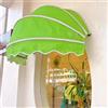 KDDFN Tenda Cappottina da Sole per Esterno,Tenda a Ventaglio da Balcone Pieghevole,Tessuto per Tende da Sole,Tettoia per Porta,UV Protezione Solare Antipioggia,con Raccordi (60cm/24in,Green)