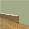 Eternal Parquet *PROMO* 96 metri lineari di BATTISCOPA ZOCCOLINO SQUADRATO BASSO in FIBRA DI LEGNO 40X15 ROVERE