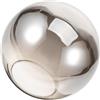 Mikinona Paralume in Vetro Sfera Ambrata 130mm per Lampada a Sospensione Paralume Sospeso per Soggiorno Translucido per Lampadari e Applique