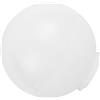 Luxshiny Copertura Luce Palla Esterna in Acrilico Paralume di Ricambio per Lampada da Giardino Design Sferico Semplice e Generoso