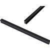 Lframa606 Maniglie per Armadio Lunghe, Maniglie per Mobili da Cucina Nero, Alluminio Solida | Finitura Anodizzato,Lunghezza:80-1200mm Maniglie per Ante Armadio,2 pezzi Manico per Armadietti Neri (400mm/15.7in)