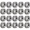 Generic XYWHPGV 20 pezzi filettatura M12 dado esagonale sinistro metrico passo 1,25 mm in acciaio al carbonio(10b87 5541c 024c6 c7603 09a11 2e3d8