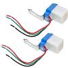 Jwn Mini interruttore con sensore di luminosità da 12 V, 10 A, ideale per lampade a LED per esterni e come sensore per luce notturna