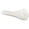 Gloriashoponline 200 PEZZI FASCETTE CABLAGGIO ELETTRICISTA FASCETTA 3.6 X 200 MM IN NYLON BIANCO