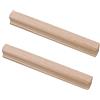jiajulashou123 Maniglie per Mobile Maniglie in legno per Porte 2 pezzi Maniglia Del Cassetto Con viti Maniglie da Cucina Maniglie per Ante Armadio per Bagno,Cucina,Mobili,Legno di frassino (Hole distance:160mm)