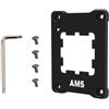 Newyuan Supporto CPU AM5, telaio AM5 anti-piegatura con 4 viti e 1 cacciavite, telaio di fissaggio correttivo anti-piegatura (nero)