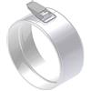 Conti - FASCETTA ALLUMINIO D. 100 TUBO/TUBO BIANCO - PER CALDAIA CONVENZIONALE - CNTFMPV10B