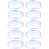 Generic Lente protettiva in fibra di diametro 18 mm spessore 2 mm, lente protettiva per macchina da taglio laser portatile, lente protettiva in fibra ottica 1064 nm D18* 2 per SUP/CQWY, 10 pezzi