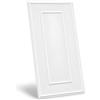 DECCART | Pannelli decorativi per pareti 3D boiserie, rivestimento parete in polistirolo, pannelli murali per interni, design elegante, facile montaggio, dimensione 100x50 cm, XL, Bianco, 2m2