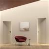 Isolamenti XREVERX XL Porta Filo Muro Altezza m 2,40 Battente Reversibile, Telaio e Porta Personalizzabili, Apertura Destra/Sinistra, Misure Standard (Bianco (Verniciabile), cm 60x240)