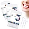 Y-Kelin Forcella interdentale, 100 pezzi, bastoncini per i denti, stuzzicadenti, filo interdentale, pulizia dei denti (100 forcelle)