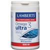 Lamberts Omega 3 Ultra Aceite De Pescado Puro 1300Mg 60 Cápsulas
