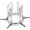 Generico Divaricatore anale vaginale BDSM Labbra Plug anale Divaricatore regolabile Giocattolo del sesso in metallo Giocattolo anale estremo Giocattolo del sesso anale Butt Plug (6 Viti)
