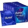 Durex Settebello Jeans Regular (56 mm), Forma serbatoio Easy-on, 5 confezioni, 15 Profilattici, vestibilità Regular