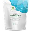 Grab Green Natural Dishwasher Detergent Pods, Free & Clear/Unscented, 60 Count, Fragrance Free, Organic Enzyme-Powered, Plant & Mineral-Based