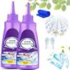 Shibeikadi Active Enzyme Laundry Stain Remover, 2024 - Smacchiatore enzimatico per bucato, flacone viola, detergente per macchie ostinate, 120 ml (2 pezzi)