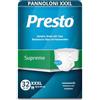 Dailee Supreme Pannoloni Bariatrici XXXL - 32x Pannoloni per Anziani 3XL (198-241 cm) - 4 Confezioni da 8 Pezzi, Super Assorbenti fino a 9 Gocce, Ideali per la Notte - Incontinenza Uomo e Donna