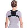 TOROS-GROUP TOROS GROUP MANUFACTURE Supporto per clavicola dopo frattura della clavicola Stabilizzatore dorsale Correzione schiena postura in linea retta XS Nero