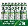 Cif Crema, Detergente per Superfici Dure, Formato 16 Pezzi da 500 ml, Ideale su Grasso Incrostato, Residui di Cibo Bruciato e Macchie di Calcare, con Particelle Pulenti 100% Naturali, Bianco
