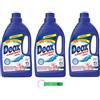 Beni Culinari 3 X Deox Lavatrice Fresh Blu - Detersivo liquido per lavatrice - Detersivo 21 lavaggi 1050 ml + portachiavi Beni Culinari