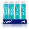 Durex gel Fresh 50ml x3, Gel Lubrificante Sessuale Intimo, A Base D'acqua, Effetto Rinfrescante, 150 ml, 3 confezioni