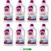 Beni Culinari 8 x Chanteclair Lavatrice Colorati - Detersivo liquido per lavatrice - Detersivo per capi colorati 28 lavaggi 1260 ml + portachiavi Beni Culinari
