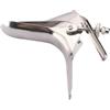 Generico Speculum vaginale in acciaio inox espansore bidirezionale con manico corto regolabile, clip di espansione in metallo riutilizzabile (stile corto, professionale)