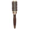 Olivia Garden NanoThermic Spazzola Termica Rotonda, Diametro 34mm - Antibatterica, Antistatica, Tecnologia Ceramica e Tourmaline-Ion e setole ondulate in Nylon