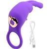 Generic Vibratore Anello del pene vibratore maschio eiaculazione ritardata massaggio clitorideo del coniglio 10 anello del pene vibratore compagno maschile giocattoli del sesso
