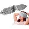 Generic Copertura per gli occhi ponderata - Maschera che blocca la luce da 28,35x5,51 pollici, tessuto in morbido filo di seta da 300 g, cerotti per a pressione delicata, design confortevole e traspir