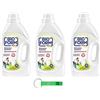 Beni Culinari 3 X Bioform Detersivo Igiene per il bucato Profumo di Bergamotto - Lavaggio in lavatrice liquido - 30 lavaggi 1625 ml + portachiavi Beni Culinari