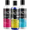 begloss Set completo per la cura del lattice 100 - Easy GLIDEml - Perfect Shine - Special WASH