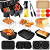 sancuanyi 21 accessori per friggitrice ad aria calda Ninja Foodi Max Dual Zone AF400EU