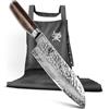 KAI Shun Premier Tim Mälzer - Set regalo Santoku 18 cm + grembiule da cucina, grigio TDM1702-W24