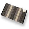 SpazioTessile Tappeto Stuoia Cucina Multiuso 100% Cotone Indiano Sfumato 6 Misure 6 Colori CH (Nero, 55x280)