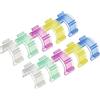 PATIKIL Cucito Bobina Piccolo Morsetti, 50pz Plastica Filo Morsetti Bobine Organizer per Artigianato Fai da Te Ricamo, Multicolore