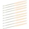 Accessories Attic - 10 ganci per uncinetto, per lavori a maglia, con micro ago barbuto