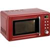 Innoliving Forno a Microonde 20L INN-861, Potenza 700W, 6 Livelli di Potenza, Funzione Scongelamento Rapido, Timer 30 Minuti, Design Compatto ed Elegante, Facile da Usare (ROSSO)