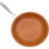 LRTYZBD Padella antiaderente in rame con rivestimento wok, casseruola, forno a induzione, griglia, pentola, 20 cm