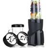 Adlereurope ADLER EUROPE Frullatore e cocktail Personal Blender, Frullatore per gelato, 1200 W, senza BPA, 3 bottiglie e una tazza, lame in acciaio inox con 4 e 2 lame
