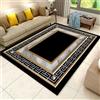 Generic Tappeto moderno e classico con motivo greco e motivo marmo, lavabile in lavatrice, traspirante, resistente, per soggiorno, camera da letto, decorazione per la casa, 180 x 240 cm