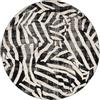RugVista Nalori, Tappeto, Moderni, Ø 240 cm, Rotonda, Pelo medio, Soggiorno, Sala da pranzo, Camera letto, Lavabile solo a secco, oeko_tex_100, Nero/Beige